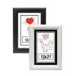 ÖZCANLAR ÇERÇEVE 15x21-2'li Fotoğraf Çerçevesi Siyah-beyaz Modern Ofis Sanat Ev Home Dekoratif Çerçeve ÖZC-01-SİYAH-BEYAZ-15X21