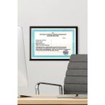 Özcanlar Çerçeve A4 Çerçeve Ucuz 21X30 Sertifika Evrak Diploma Belge Fotoğraf Çerçevesi Duvara Asılabilir Ofis Özc-Boşbelge - Renkli - 21 x 29.7 cm