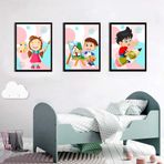 Ozcanlar Cerceve BEBEK ODASI ÇOCUK ODASI DOĞUMGÜNÜ PARTİ PANO TABLO MDF BASKI DEKORASYON HAYVANLAR DİYARI RESİM ÇERÇEVELİ ÇOCUK ODASI 20X30 ÇerçeveliÇocukOdasıA20