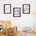 Ozcanlar Cerceve BEBEK ODASI ÇOCUK ODASI DOĞUMGÜNÜ PARTİ PANO TABLO MDF BASKI DEKORASYON HAYVANLAR DİYARI RESİM ÇERÇEVELİ ÇOCUK ODASI 20X30 ÇerçeveliÇocukOdasıA22
