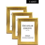Özcanlar Çerçeve Boş Çerçeve Resim Çerçevesi Düğün Çerçevesi Çerçeve Gold Çerçeve Siyah Çerçeve Beyaz Çerçeve 3 Adet - 50 x 70