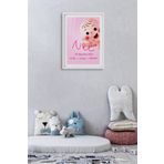 Ozcanlar Cerceve Çerçeveli Bebek Ve Çocuk Odası Tablo Seti Kız Ve Erkek Doğum Kutlama ÖZC-261-30X50