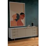 ÖZCANLAR ÇERÇEVE Çerçeveli Çoklu Tablo Çerçeveler Dekorasyon 50x 70 Ev Dekoru Konsept Tekli Çerçeve ÖZC--87
