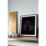 Ozcanlar Cerceve Çerçeveli Tablo Modern Sanatsal Çerçeveler Dekorasyon Ev Dekoru Tekli Çerçeve ÖZC-342-50x60