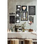 ÖZCANLAR ÇERÇEVE Çerçevesiz Cafe Mutfak Dekoratif Ahşap 9' Lu Mdf Kitchen Yazılı Tablo Seti ÖZC-MDF9I