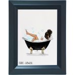 Özcanlar Çerçeve Hediyelik Çerçeve Dekorasyon Kişiye Özel Ev Home Ofis Resim Çerçevesi 15X21-SIYAH - 15 x 21
