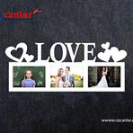 Ozcanlar Cerceve Hediyelik Çerçeve Dekorasyon Kişiye Özel Mdf Çerçeve Baskı 10X15 Mdf-LoveYatayÜçlü-93
