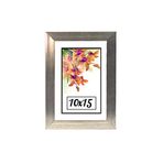 ÖZCANLAR ÇERÇEVE Hediyelik Çerçeve Dekorasyon Kişiye Özel Resim Çerçevesi 10x15 10x15-LAM18A-GÜMÜŞ