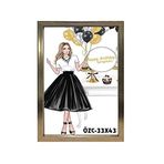 Ozcanlar Cerceve Hediyelik Çerçeve Dekorasyon Kişiye Özel Resim Çerçevesi 33X43 33X43-LAM18A-GÜMÜŞ