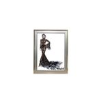 ÖZCANLAR ÇERÇEVE Hediyelik Çerçeve Dekorasyon Resim Çerçevesi Fotoğraf Çerçevesi 40x50 40x50-Lam40B-Gümüş
