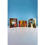 ÖZCANLAR ÇERÇEVE Plastik Arkalıklı Mdf Tablo Seti Ucuz Tablo Dekorasyon Ayaklı Mdf Tekli Baskılar 15x21 ÖZCARKMDF3