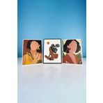 ÖZCANLAR ÇERÇEVE Plastik Arkalıklı Mdf Tablo Seti Ucuz Tablo Dekorasyon Ayaklı Mdf Tekli Baskılar 15x21 ÖZCARKMDF5