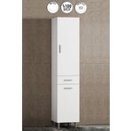 ÖZCEDEN 35 Cm Boy Dolap Mdf Beyaz Sepetli