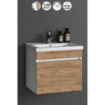 ÖZCEDEN Çiğdem 65 Cm Beyaz -atlantik Çam Mdf Seramik Lavabolu Asma Banyo Alt Dolabı