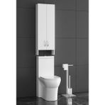 Özceden Klozet Banyo Üst Dolabı 40 x 100 cm Mdf Beyaz