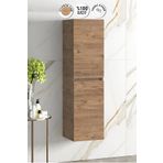 Özceden Yıldız 35*130 cm Atlantik Çam Mdf Asma Banyo Boy Dolabı