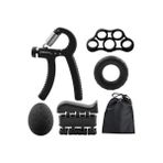 Ozcmax 5 Parça El, Kol ve Parmak Egzersiz Spor Aletleri Seti Fitness Takımı
