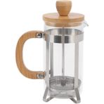 Ozcmax Ahşap Detaylı 600 ml Cam Freench Press