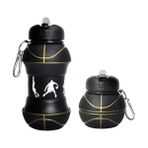 Ozcmax Basketboll Topu Tasarımlı Akordiyon Su Şişesi