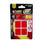 Ozcmax Flamme Montaj Bandı 2.5 kg - Çift Taraflı Hazır Kesilmiş Silikon Bant 12'li Montaj Bandı Şeffaf