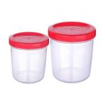 Ozcmax Içiçe Geçen 2 Li Saklama Kabı ( 250 ml & 400 ml )