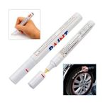 Ozcmax Lastik Yazı Kalemi - Beyaz - 1 Adet