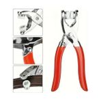 Ozcmax Metal 200 Adet Paslanmaz Çelik Çıtçıt ve Pense Seti Makinesi Kuş Gözü Pensesi Bebek Elbise Çıtçıt Montaj Seti