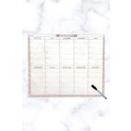OZCMAX Şeffaf Kendiliğindenn Yapışkanlı Kalemli Haftalık Planlayıcı 40cm-50cm (in)
