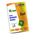 Özde Bir Yayınları Özdebir Yayınları 10.sınıf Tarih Branş Deneme Sınavı