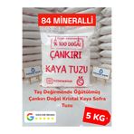 Özdede Shop TAŞ DEĞİRMENDE ÖĞÜTÜLMÜŞ ÇANKIRI DOĞAL KRİSTAL KAYA SOFRA TUZU 5 kg (1 KG x 5 Paket)