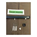 özdeğer home 250cm TAVANA MONTAJ TEKLİ KORNİŞ ALÜMİNYUM PERDE RAYI