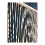 özdeğer home 80x200 krem 1cm Aralık plastik Kapı Boncuk Perde Ahşap Kapı Perdesi Kapı Süsü Boncuk Perde