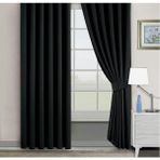 Özdemirhome Blackout Karartma Güneşlik Perde Pilesiz Siyah - 200 x 200 cm