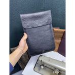 Özdemirler Deri Crazy Dana Derisi MacBook Air & Pro 13.3" 14" Inç Uyumlu Zarf Kılıf, Minimalist Laptop Kılıfı - Siyah
