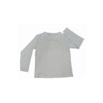 özdemirli bebe Basic Düz Bisiklet Yaka Uzun Kollu Likralı Badi Sweat T-shirt