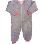 Özdemirli Bebe Bisiklet Yaka Uzun Kollu 2.5 Tog Cocuk Uyku Tulumu 7-8-9-10 Yaş - Gri - Pembe - 7 - 8 Yaş