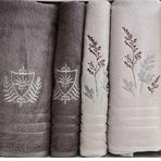 Ozdilek 4 Parça Bej Kahve Banyo Hamam Havlu Takımı