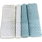 Özdilek Adria Best Set Mint-Krem (Hamam Takımı) - Çok Renkli - 90 x 150 cm