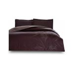 Özdilek Arundo Çift Kişilik Nevresim Takımı %100 Pamuk Ranforce – Yumuşak Dokulu Modern Desen - Kahve - 200 x 220 cm