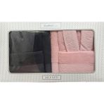 Özdilek Azura Aile Bornoz Seti Antrasit-Pembe - Antrasit - Pembe - M - L