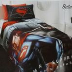 Özdilek Batman Superman City Dijital Baskı Tek Kişilik Pike Takımı