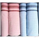 Özdilek Bent Mavı-Pembe Best Set Hamam Takımı - Standart