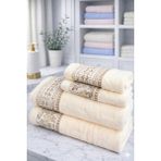 Özdilek But Dream Best Set (Hamam Takımı) Krem-Krem Bej - 90 x 150 cm - Krem - Bej
