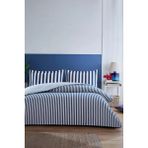 Özdilek Cabana Line Tek Kişilik Lastikli Çarşaf Nevresim Takımı - Mavi - 160 x 220 cm
