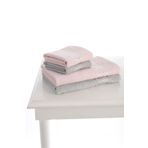 Özdilek Camellia Best Set Gri Pembe Banyo Hamam Takımı