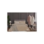 Özdilek Çeyiz Seti Snug, Çift Kişilik, Bej, Nevresim Takımı, Yatak Örtüsü, Battaniye, Bornoz ve Havlu Seti