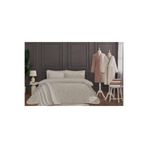 Özdilek Çeyiz Seti Snug, Çift Kişilik, Krem, Nevresim Takımı, Yatak Örtüsü, Battaniye, Bornoz ve Havlu Seti