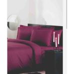Özdilek Çift Kişilik Line Saten Çizgili Nevresim Takımı Bordo - 200 x 220 cm
