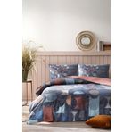 Özdilek Colored Shape Tek Kişilik Kışlık Flanel Nevresim Takımı