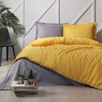 Özdilek Colormix Düz Antrasit Gold Tek Kişilik Ranforce Nevresim Takımı